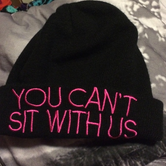❌SOLD❌"You Can't Sit With Us" beanie 🙅🏻 - Picture 3 of 4