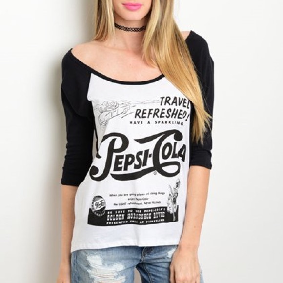Pepsi-Cola Raglan Top