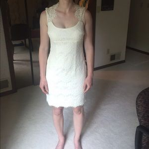 Classy intricate lace Cache cocktail dress