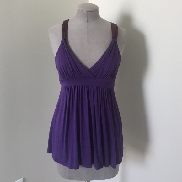 Ella Moss top-Purple-Size Small