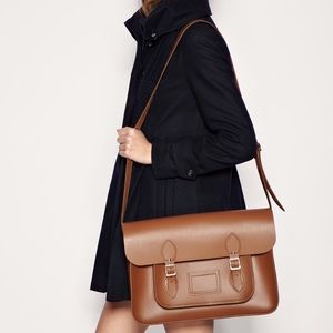 ⭐️SALE⭐️Cambridge Satchel Leather Crossbody 13"
