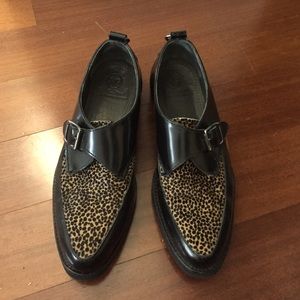 Alexander McQueen MCQ leather Creepers