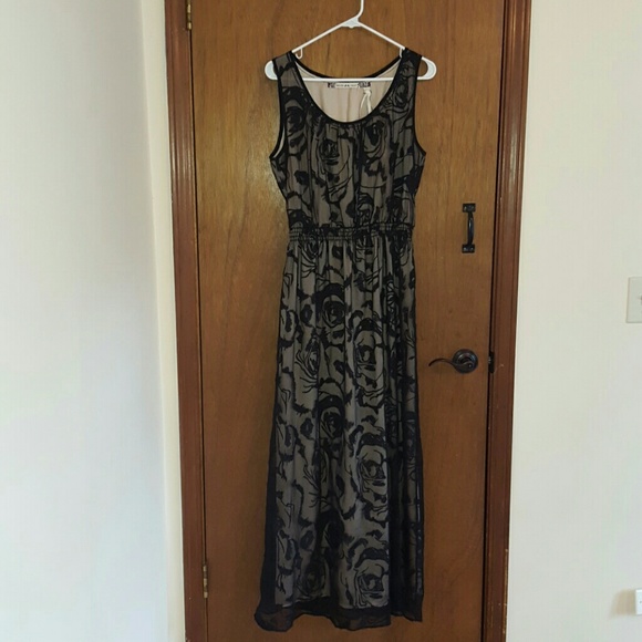 Chelsea &  Violet black lace dress size L