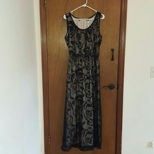 Chelsea &  Violet black lace dress size L