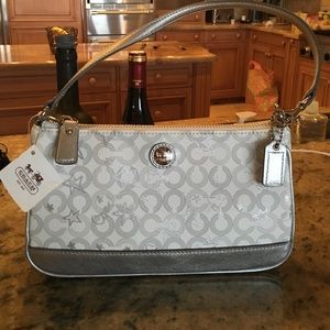 Silver coach bag!