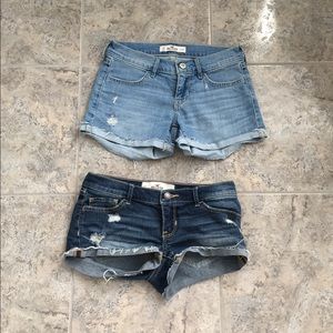 Two Pair of Hollister Shorts
