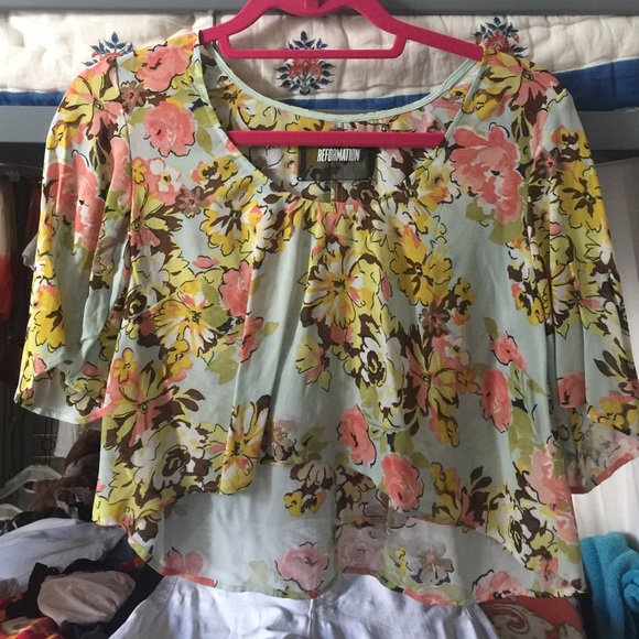 Reformation Blouse Small
