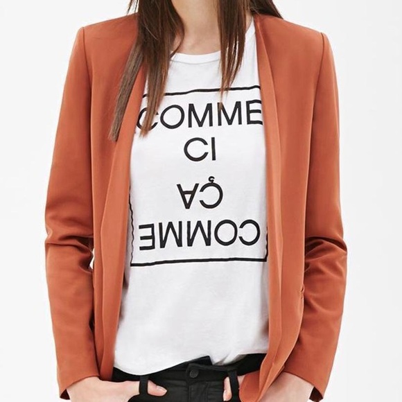 RESERVED FOR BECKYSHINDELL Forever 21 Rust Blazer