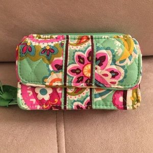 Vera Bradley wrist wallet.