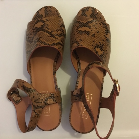 Top shop thick kitten heel sandals