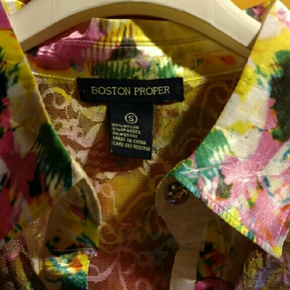 XX SOLD XX All lace floral print button down