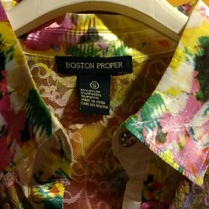 XX SOLD XX All lace floral print button down