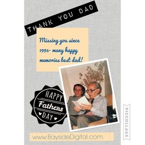 Remembering dad now and always