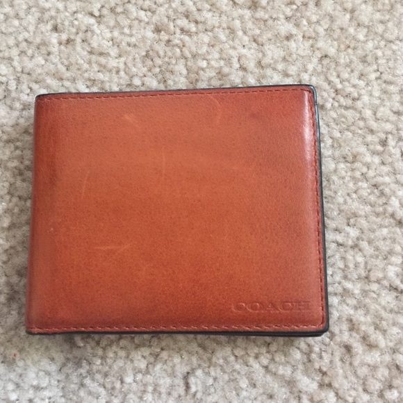 Burnt orange wallet