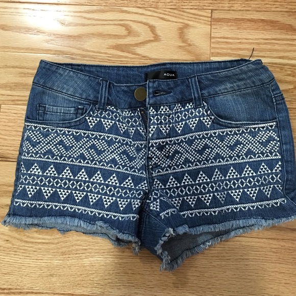 Aqua shorts. Size 24