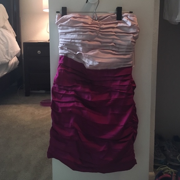 Express satin mini dress