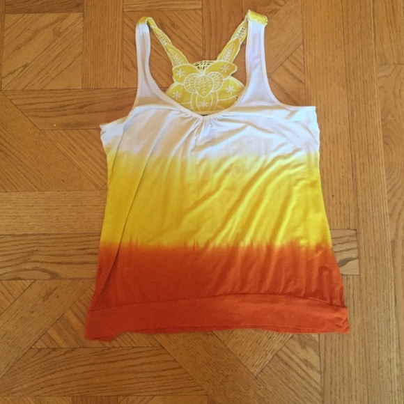 Buffalo ombré tie dyed tank size M