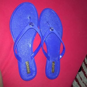 Aldo jelly flip flops