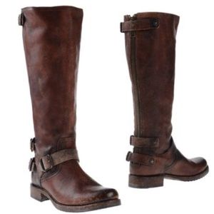 SALE!!! Frye Veronica Back Zip Distressed Boots