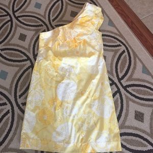 REDUED! EUC Lilly Pulitzer sz 0 1-shoulder dress!