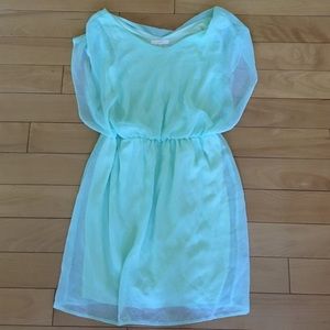 Mint green Francesca's dress