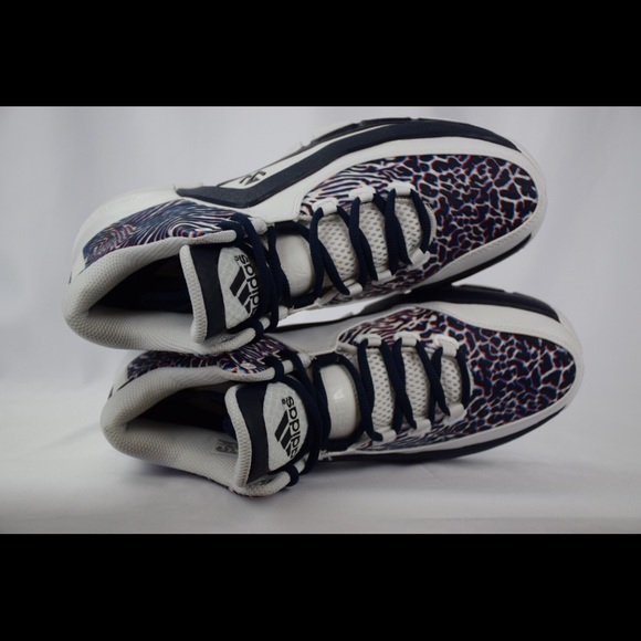 Brand new adidas John wall 2 size 8.5 men's zebra - Picture 4 of 4