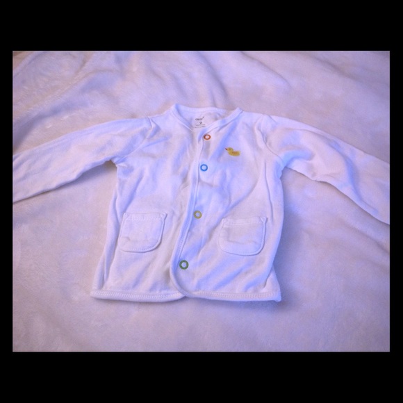 Carter's Infant Unisex Duck Cardigan - 9m