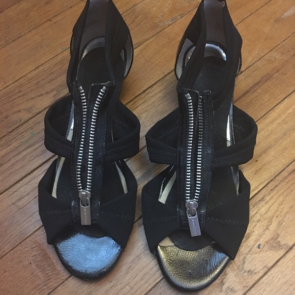 Michael Kors black wedges
