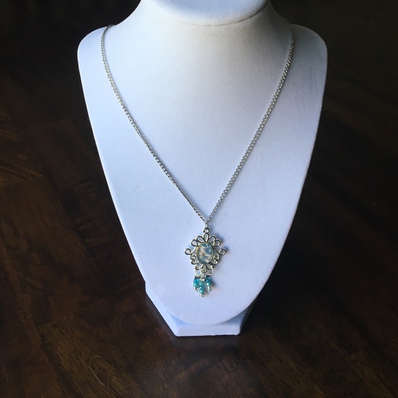 Handmade intricate parasol necklace