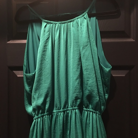 Green Banana Republic size 14 silk dress