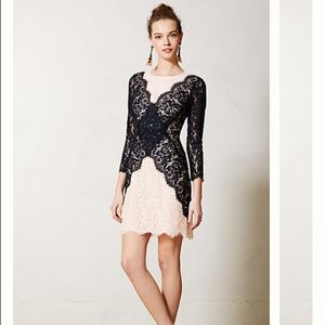 Peter Som x Anthropologie lace pencil dress