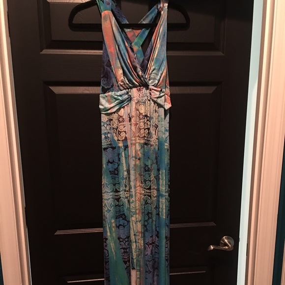 Soma Woven Back Maxi Dress