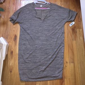 Grey t-shirt dress