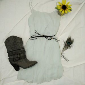 No Boundaries White Sun Dress