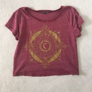 Brunch unify tank top with gold pattern