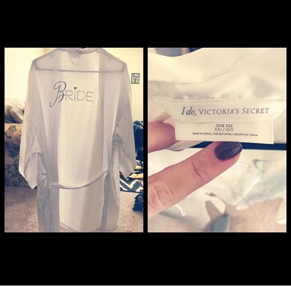 Victoria secret bridal robe