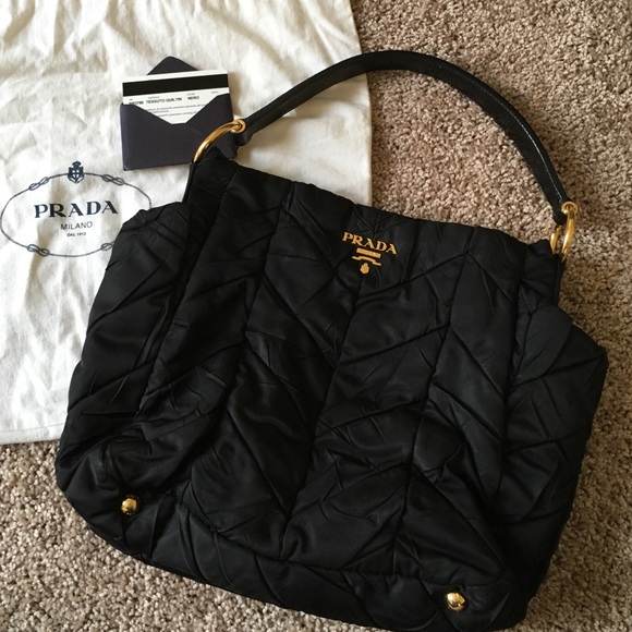 Prada Handbags - Authentic PRADA Tessuto Quiltin
