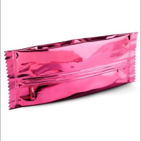 Maison Martin Margiela candy wrapper red clutch