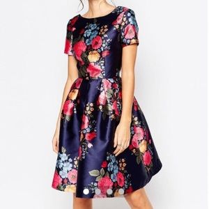 *FLASH SALE* Floral fit and flare dress