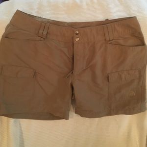 North Face Shorts with zip on legs.