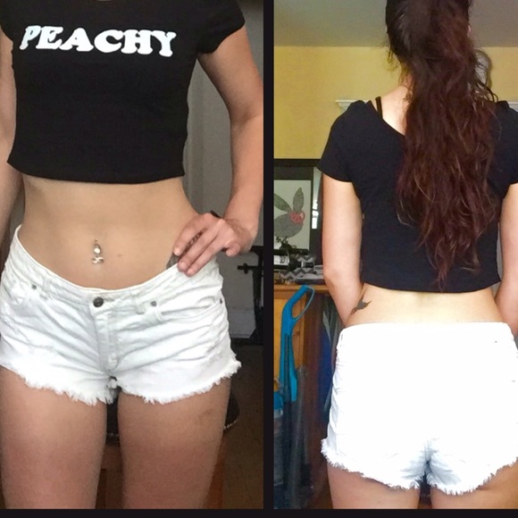 Light Wash Denim Shorts