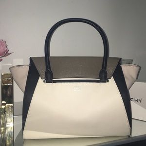 Vince Camuto Handbag - PreLoved Taupe Black Brown