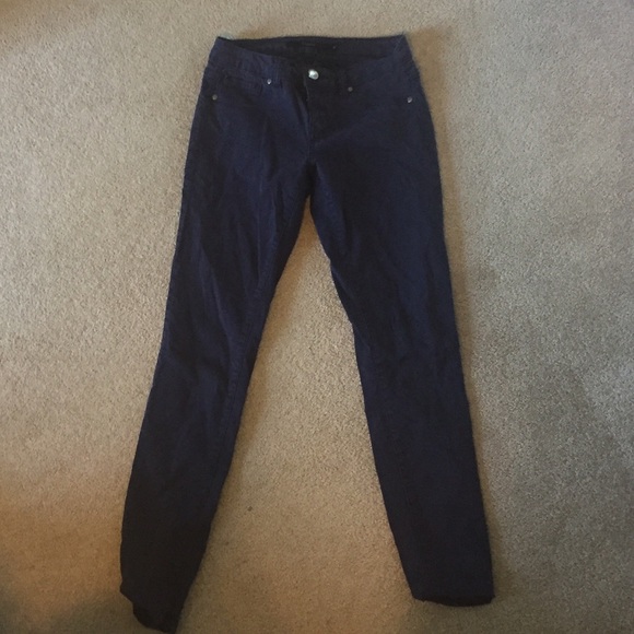 Francesca's Harper Navy Blue Skinny Jeans