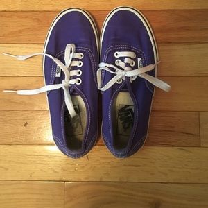 Purple Vans!! Gently used
