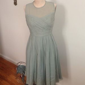 Dusty shale J. Crew dress, size 6
