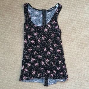 URBAN OUTFITTERS floral tank sz S