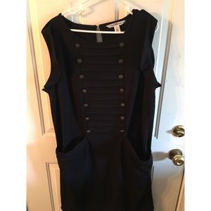 LOWEST PRICE!! Black Military Style Dress
