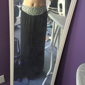 American Eagle Black Maxi Skirt