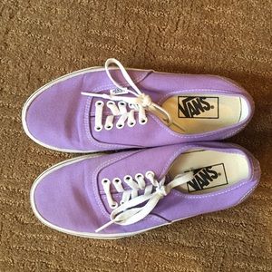Vans - purple size 6.5 men/ 8 women