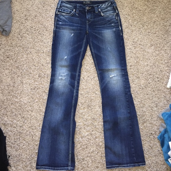 Silver jeans